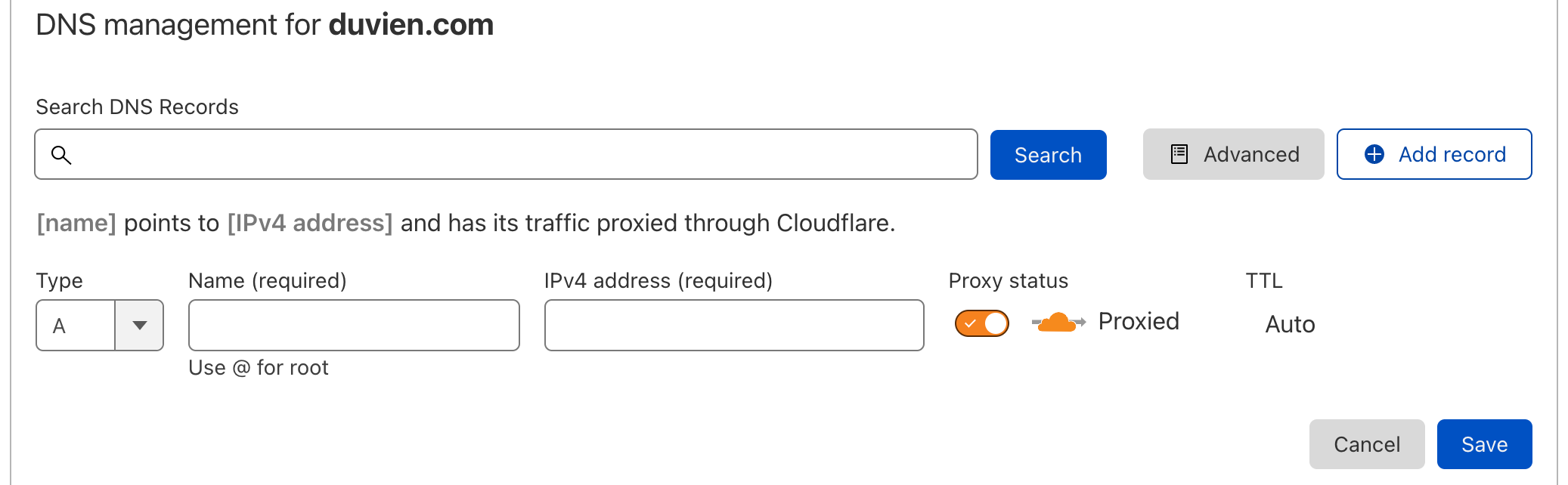 cloudflare DNS