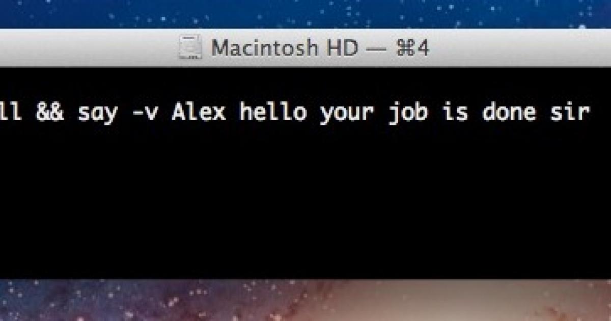 fun mac terminal commands that draw things